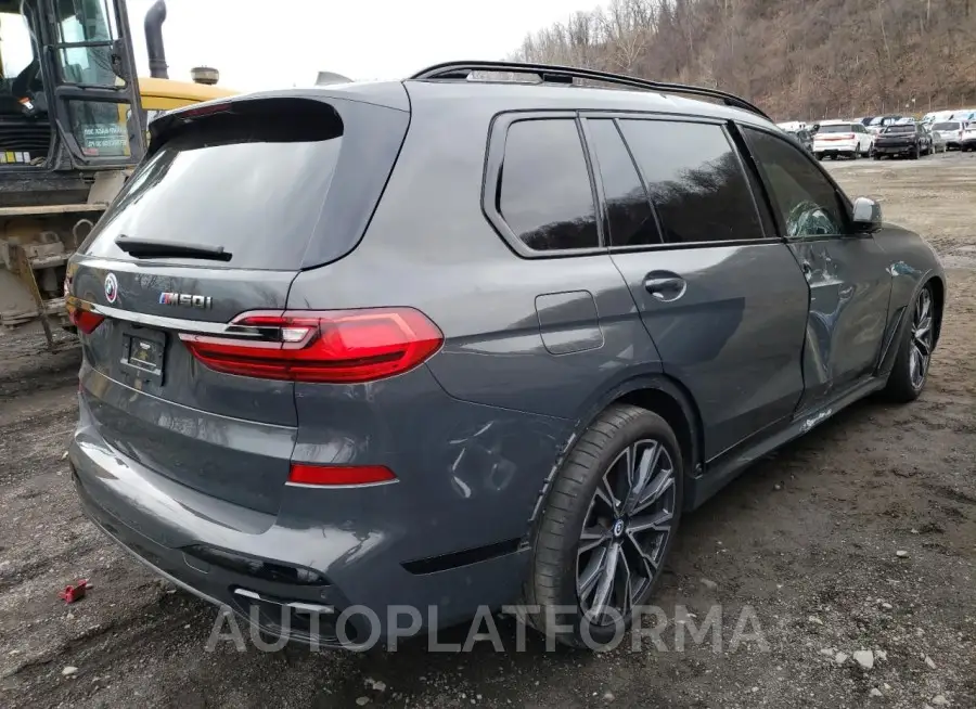 BMW X7 M50I 2022 vin 5UXCX6C08N9M89935 from auto auction Copart