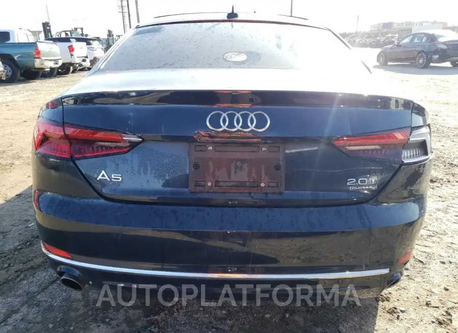 AUDI A5 PREMIUM 2018 vin WAUNNAF58JA001809 from auto auction Copart