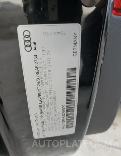 AUDI S5 PREMIUM 2018 vin WAUY4GF5XJN003010 from auto auction Copart