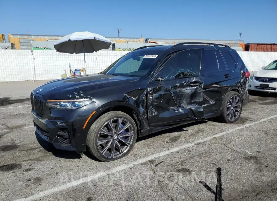 BMW X7 M50I 2022 vin 5UXCX6C05N9M11211 from auto auction Copart