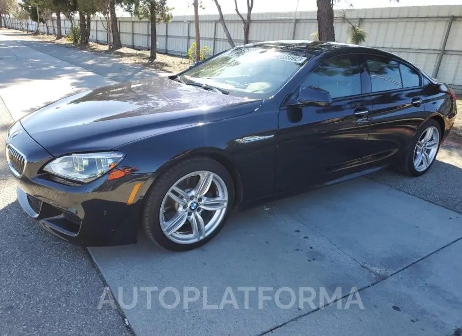 BMW 640 I GRAN 2015 vin WBA6A0C59FD318910 from auto auction Copart