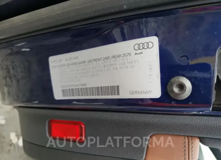 AUDI A5 PREMIUM 2020 vin WAUCNCF53LA015686 from auto auction Copart