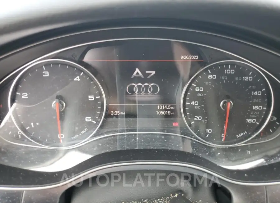 AUDI A7 PREMIUM 2015 vin WAUWMAFCXFN032534 from auto auction Copart