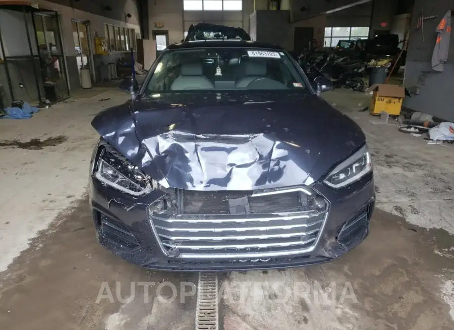 AUDI A5 PREMIUM 2018 vin WAUBNCF54JA054845 from auto auction Copart