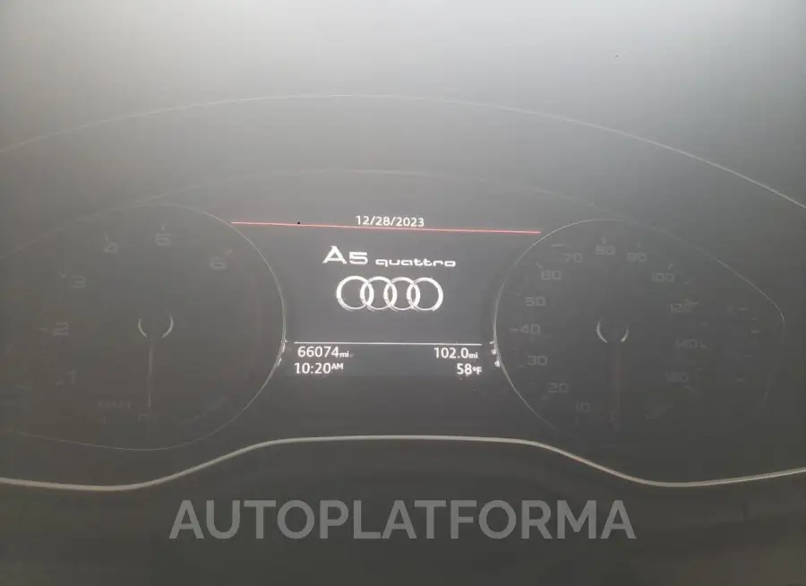 AUDI A5 PREMIUM 2018 vin WAUBNCF54JA054845 from auto auction Copart