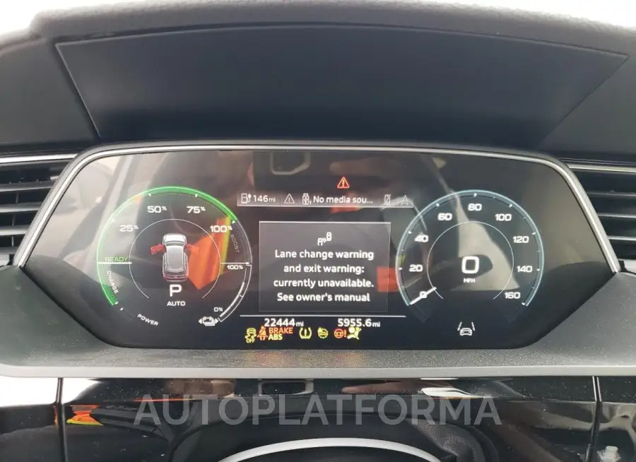 AUDI E-TRON SPO 2021 vin WA13ABGE4MB002510 from auto auction Copart