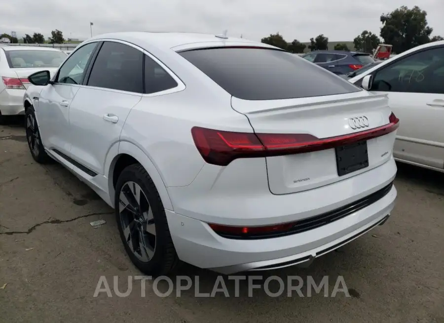 AUDI E-TRON SPO 2021 vin WA13ABGE4MB002510 from auto auction Copart