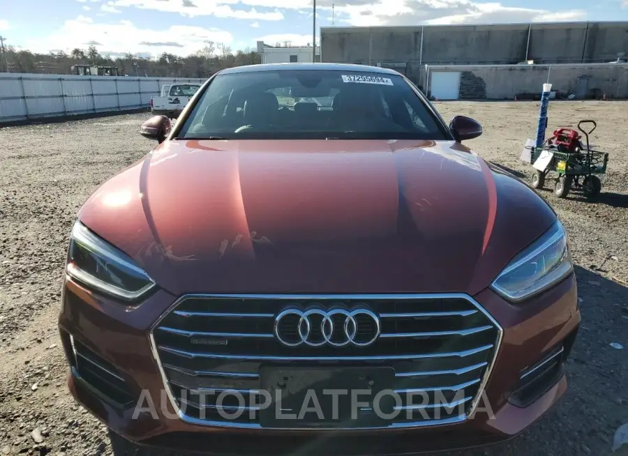 AUDI A5 PREMIUM 2018 vin WAUBNCF51JA005232 from auto auction Copart