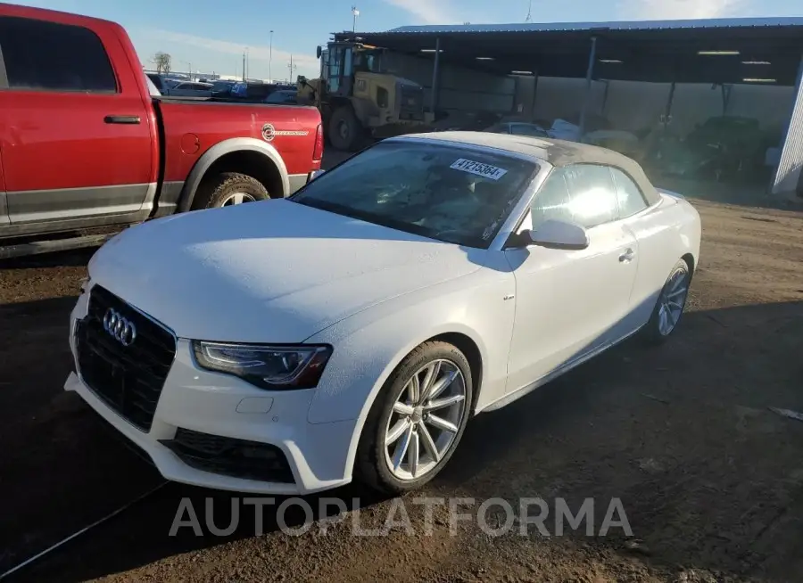 AUDI A5 SPORT 2017 vin WAUD2AFH1HN003239 from auto auction Copart