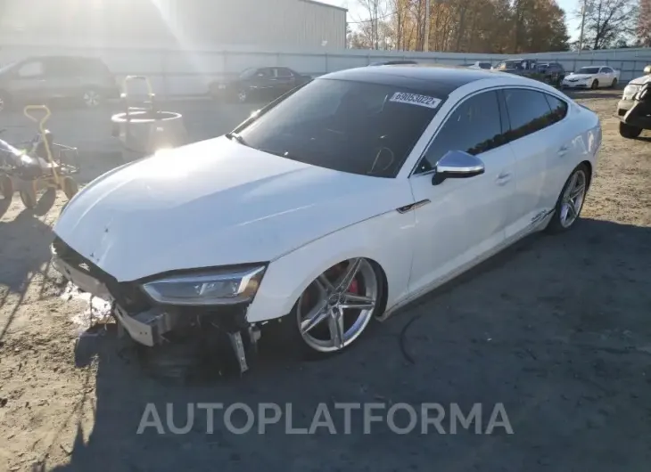 AUDI S5 PRESTIG 2018 vin WAUC4CF50JA007710 from auto auction Copart