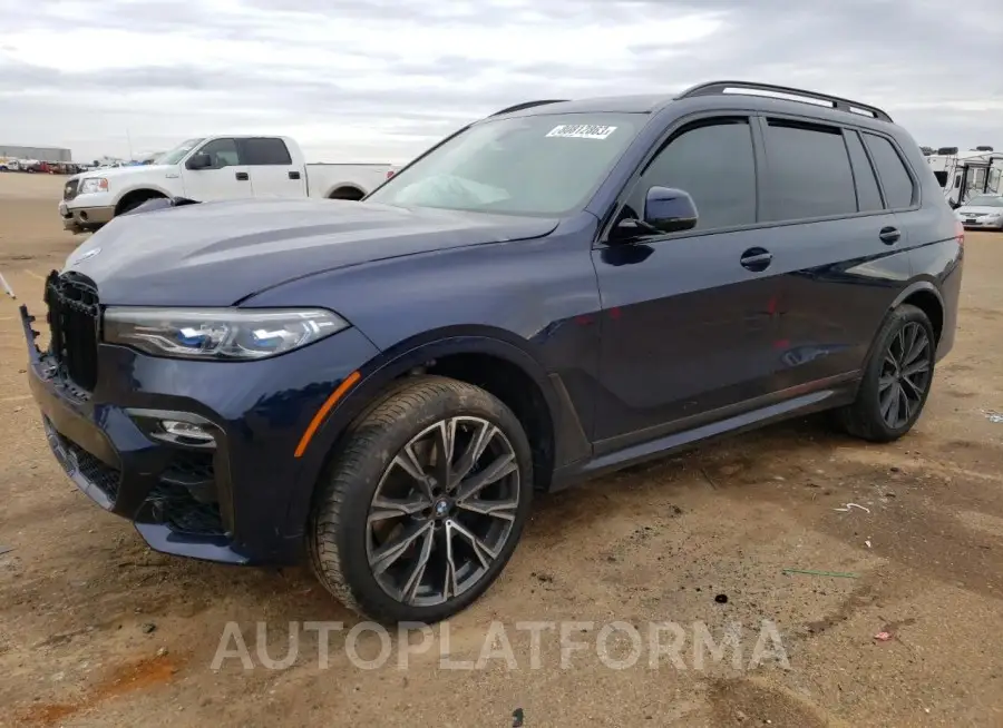 BMW X7 M50I 2021 vin 5UXCX6C09M9H42309 from auto auction Copart