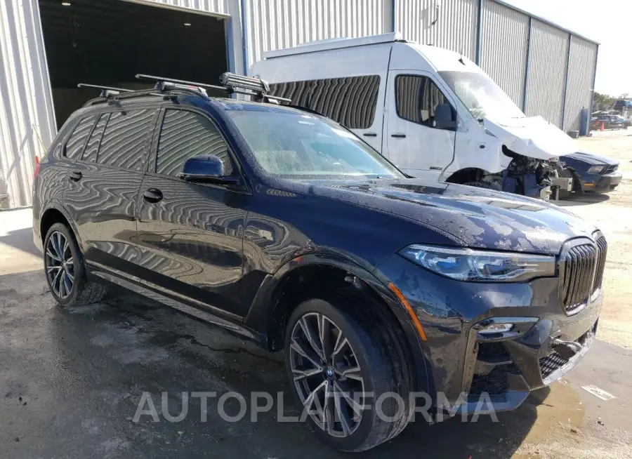 BMW X7 M50I 2021 vin 5UXCX6C01M9E54252 from auto auction Copart