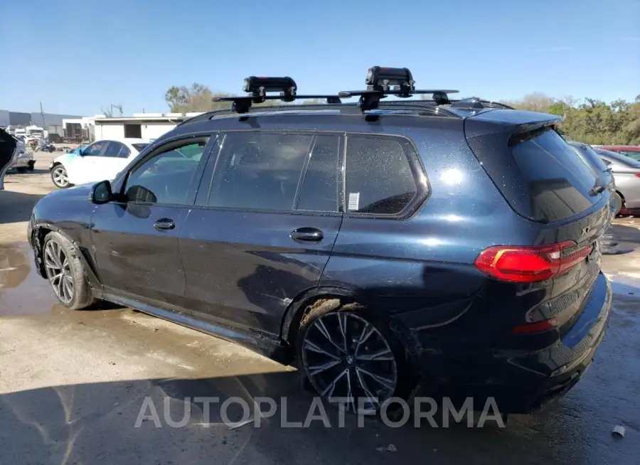 BMW X7 M50I 2021 vin 5UXCX6C01M9E54252 from auto auction Copart