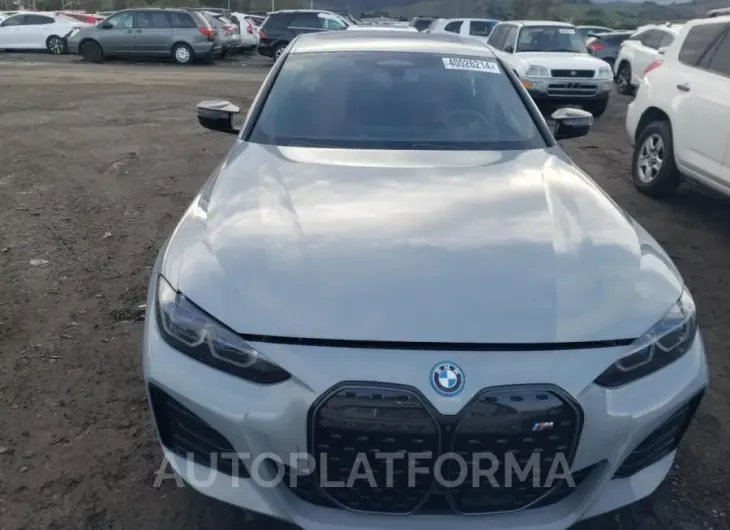 BMW I4 M50 2023 vin WBY33AW09PFP05418 from auto auction Copart