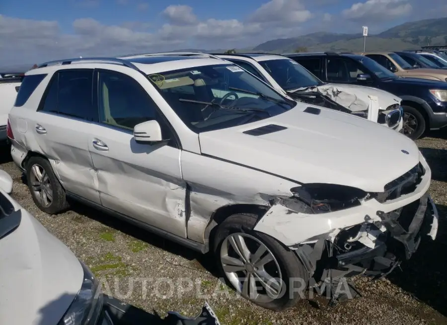 MERCEDES-BENZ ML 350 2015 vin 4JGDA5JB0FA503845 from auto auction Copart