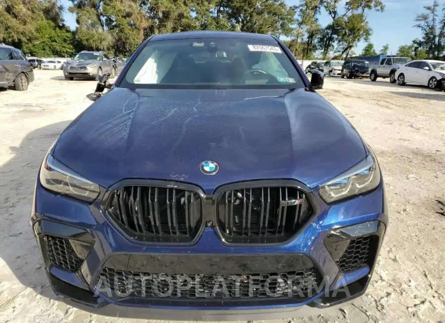 BMW X6 M 2022 vin 5YMCY0C09N9M81717 from auto auction Copart