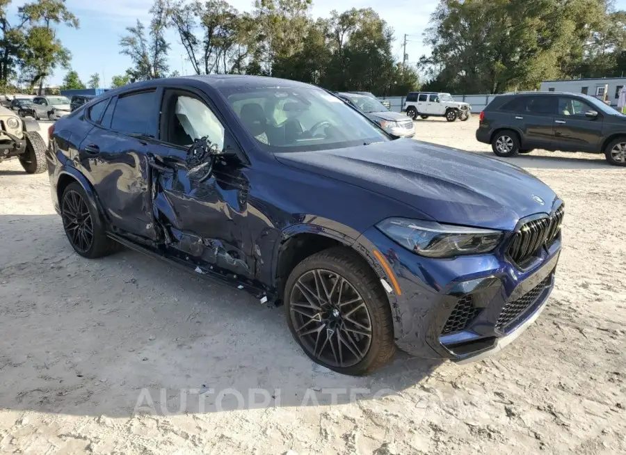 BMW X6 M 2022 vin 5YMCY0C09N9M81717 from auto auction Copart