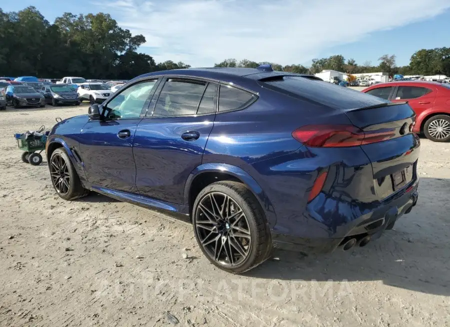 BMW X6 M 2022 vin 5YMCY0C09N9M81717 from auto auction Copart