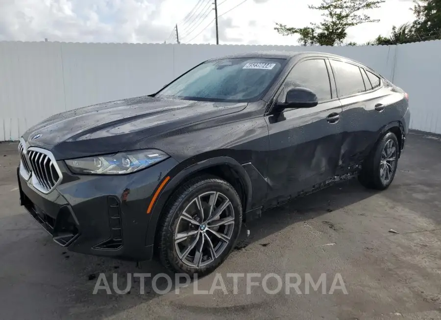 BMW X6 XDRIVE4 2024 vin 5UX33EX04R9U39300 from auto auction Copart