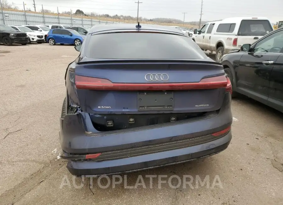 AUDI E-TRON SPO 2021 vin WA13ABGE0MB002455 from auto auction Copart