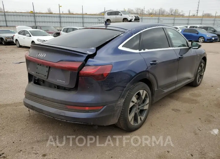 AUDI E-TRON SPO 2021 vin WA13ABGE0MB002455 from auto auction Copart