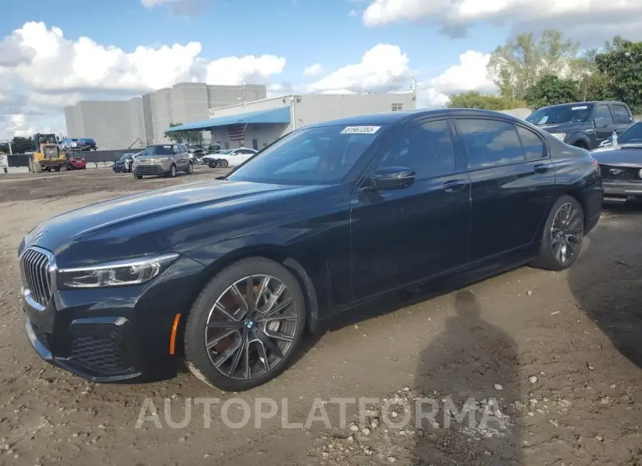 BMW 750 XI 2021 vin WBA7U2C05MCE61497 from auto auction Copart