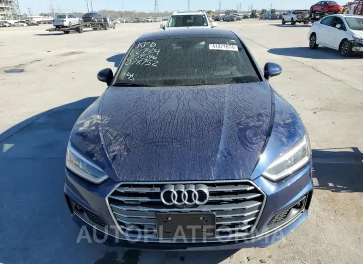 AUDI A5 PRESTIG 2018 vin WAUFNCF55JA078752 from auto auction Copart