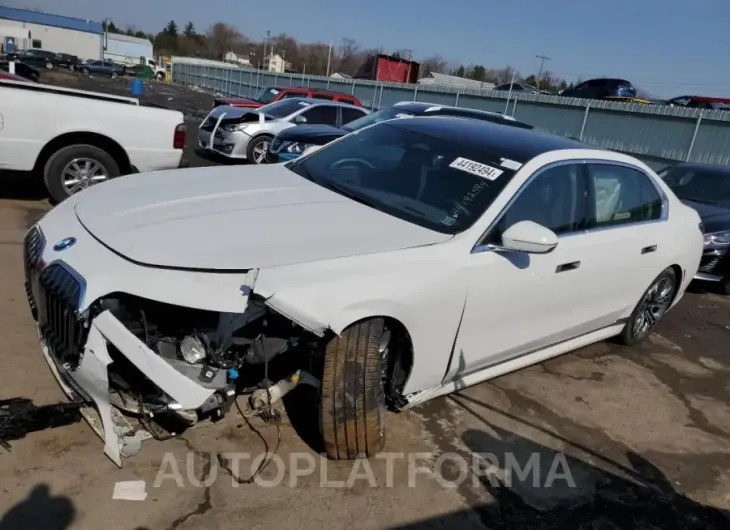 BMW I7 XDRIVE6 2023 vin WBY53EJ03PCM80194 from auto auction Copart