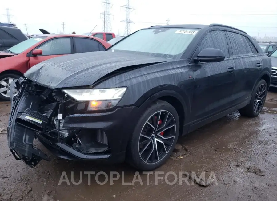 AUDI Q8 PRESTIG 2020 vin WA1FVAF12LD010652 from auto auction Copart