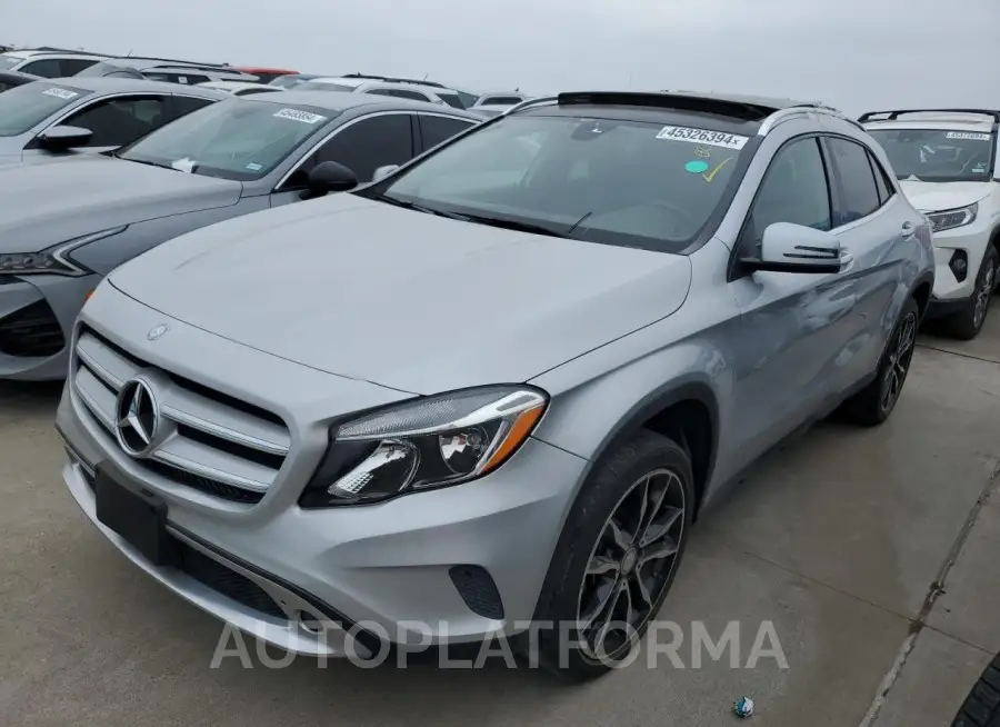 MERCEDES-BENZ GLA 250 2015 vin WDCTG4EB3FJ133648 from auto auction Copart