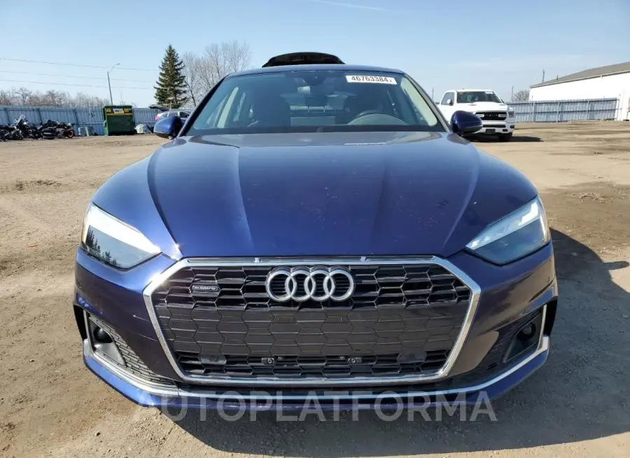 AUDI A5 KOMFORT 2022 vin WAUAACF5XNA017344 from auto auction Copart