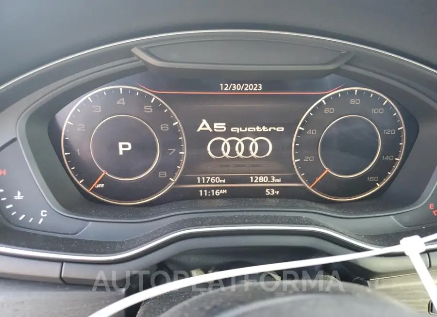 AUDI A5 PREMIUM 2019 vin WAUTNAF50KA007824 from auto auction Copart