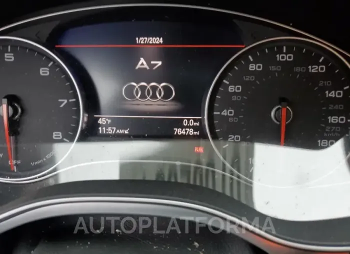 AUDI A7 PREMIUM 2017 vin WAUW2AFC3HN080949 from auto auction Copart