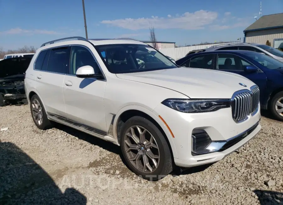 BMW X7 XDRIVE4 2021 vin 5UXCW2C0XM9F75454 from auto auction Copart