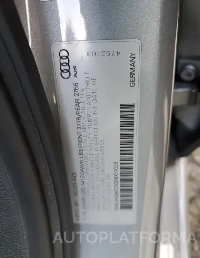 AUDI A6 PRESTIG 2016 vin WAUHGAFC5GN001029 from auto auction Copart