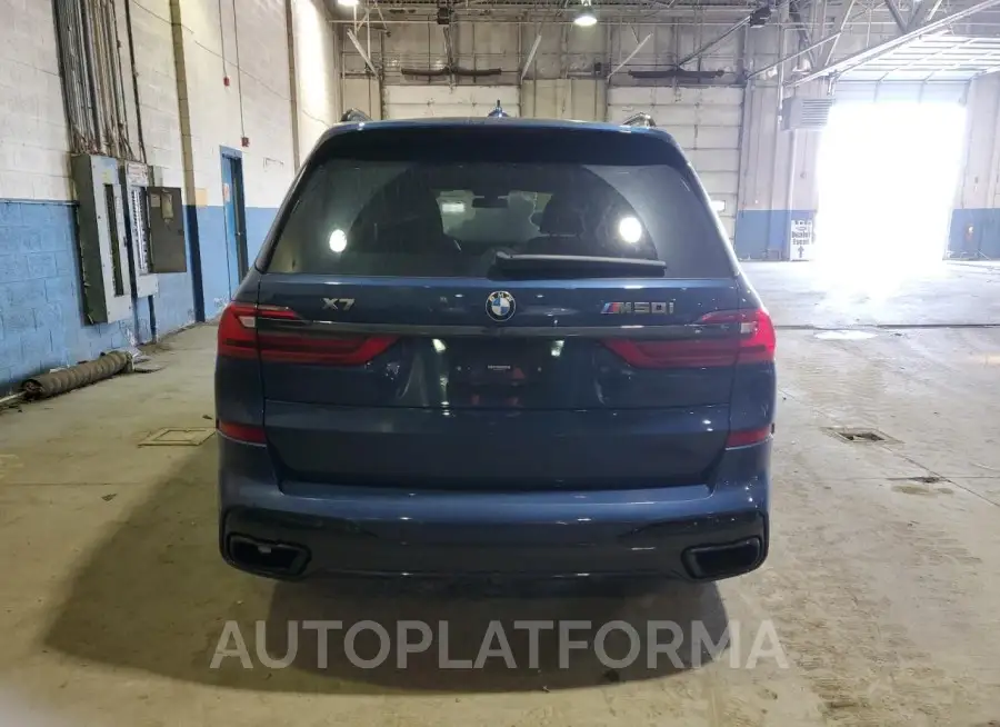 BMW X7 M50I 2022 vin 5UXCX6C08N9J21562 from auto auction Copart