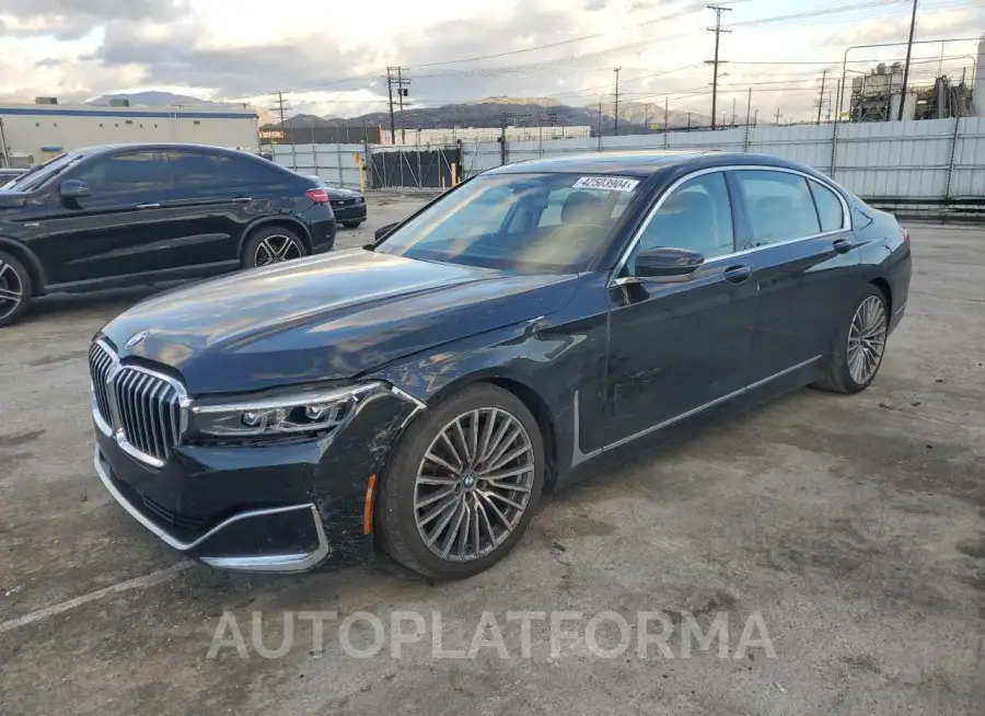 BMW 740 I 2022 vin WBA7T2C09NCH66814 from auto auction Copart