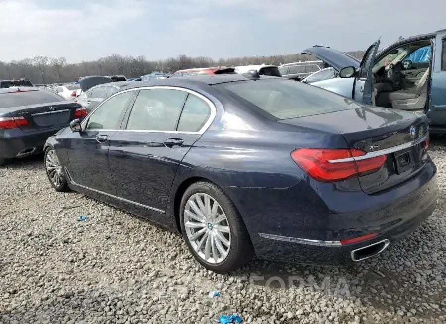 BMW 740 XI 2017 vin WBA7E4C52HGU99365 from auto auction Copart