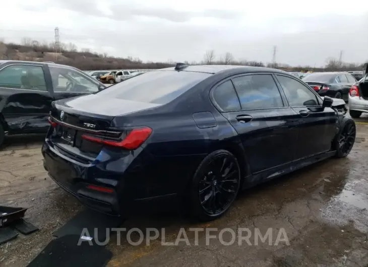 BMW 750 XI 2022 vin WBA7U2C02NCJ43965 from auto auction Copart