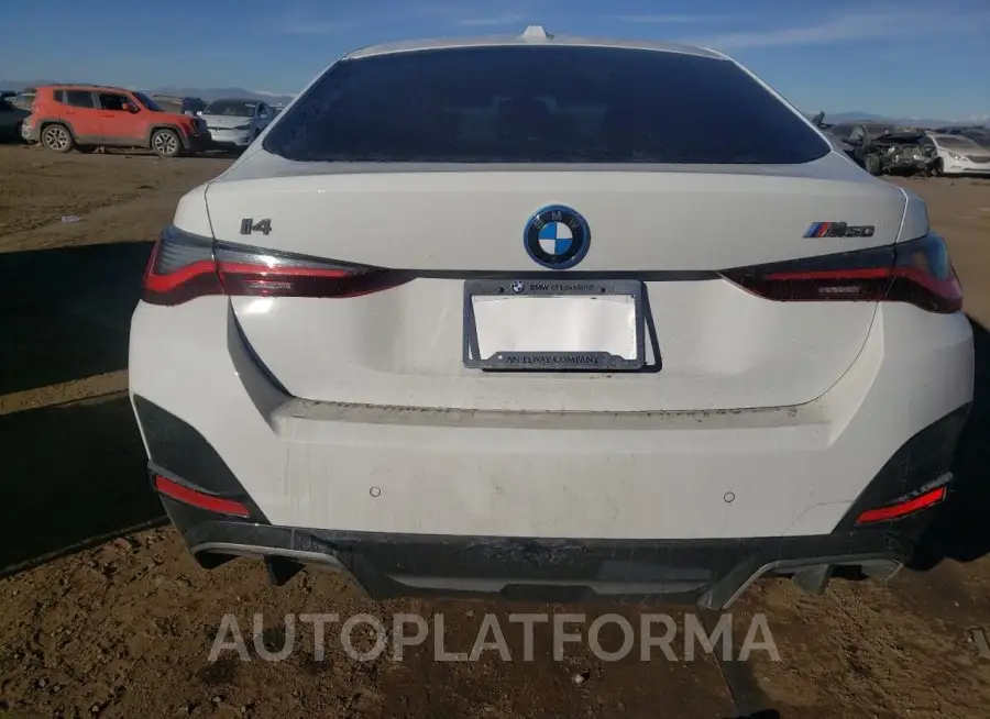 BMW I4 M50 2024 vin WBY33AW09RFR68995 from auto auction Copart