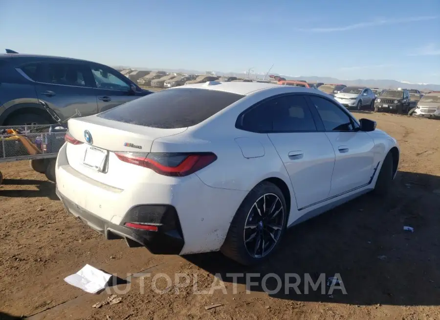 BMW I4 M50 2024 vin WBY33AW09RFR68995 from auto auction Copart