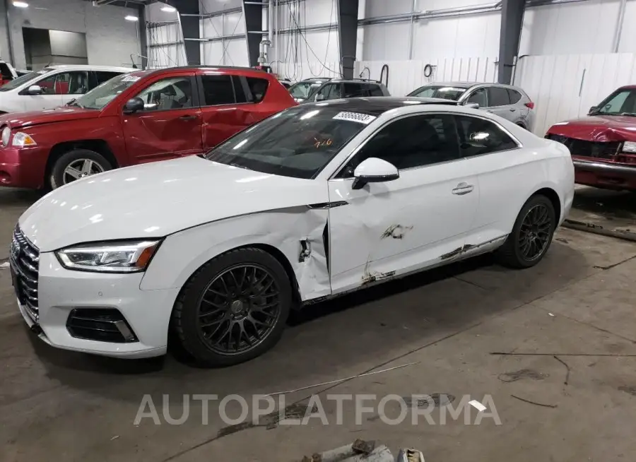 AUDI A5 PREMIUM 2018 vin WAUPNAF59JA000676 from auto auction Copart