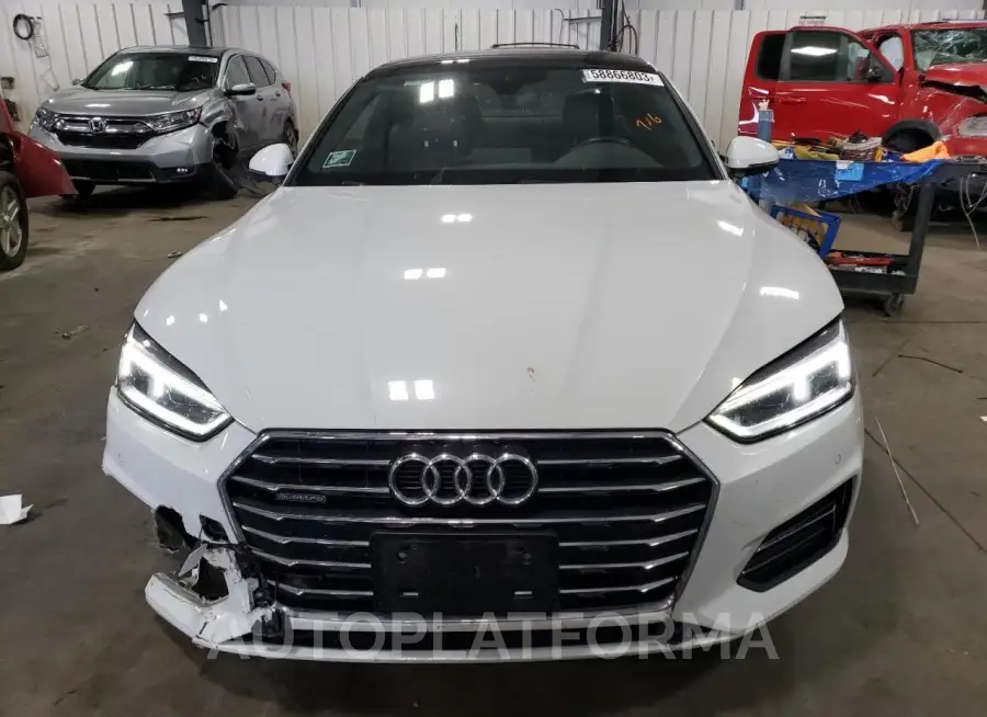 AUDI A5 PREMIUM 2018 vin WAUPNAF59JA000676 from auto auction Copart