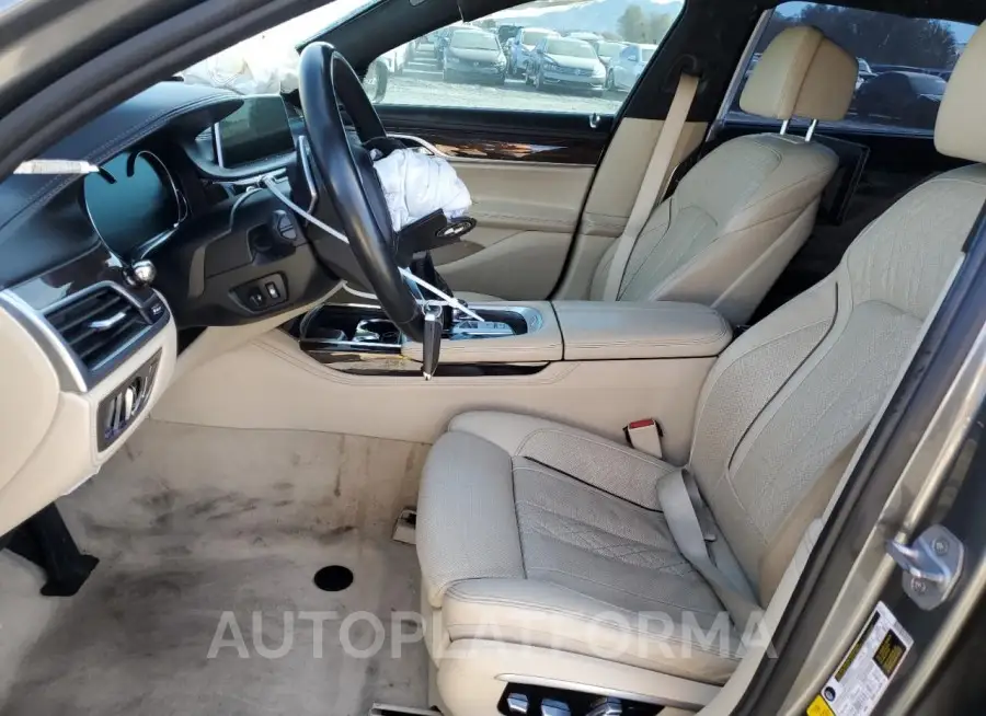 BMW 750 XI 2016 vin WBA7F2C59GG416899 from auto auction Copart