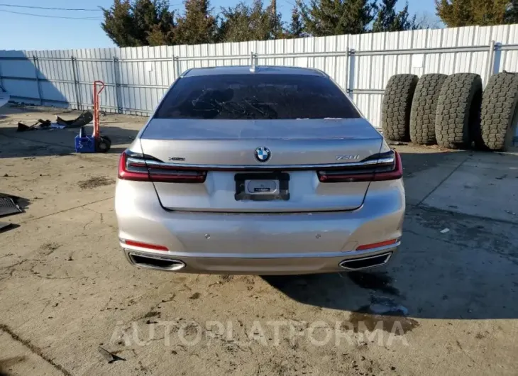 BMW 740 XI 2021 vin WBA7T4C04MCF67566 from auto auction Copart