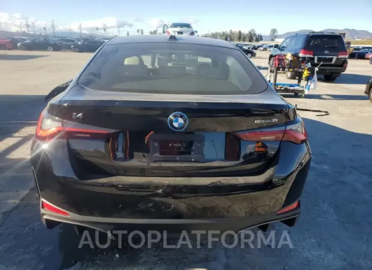 BMW I4 EDRIVE3 2024 vin WBY43AW06RFS05661 from auto auction Copart