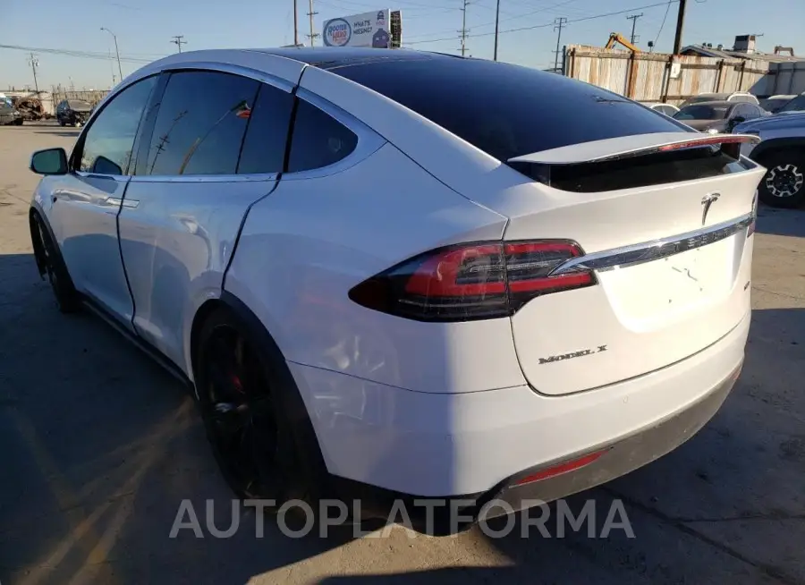 TESLA MODEL X 2017 vin 5YJXCBE20HF050017 from auto auction Copart