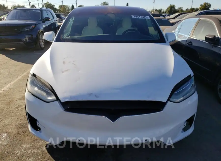 TESLA MODEL X 2017 vin 5YJXCBE20HF050017 from auto auction Copart