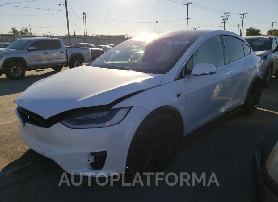 TESLA MODEL X 2017 vin 5YJXCBE20HF050017 from auto auction Copart