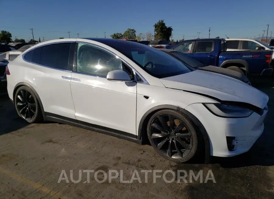 TESLA MODEL X 2017 vin 5YJXCBE20HF050017 from auto auction Copart